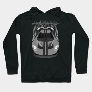 Ford GT-grey and black Hoodie